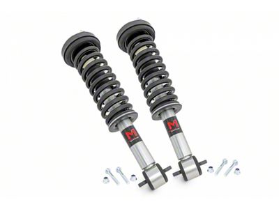 Rough Country M1 Adjustable Leveling Front Struts for 0 to 2-Inch Lift (14-25 4WD F-150 w/o CCD System & BlueCruise, Excluding Raptor)