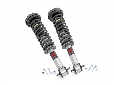 Rough Country M1 Adjustable Leveling Front Struts for 0 to 2-Inch Lift (14-24 4WD F-150 w/o CCD System & BlueCruise, Excluding Raptor)