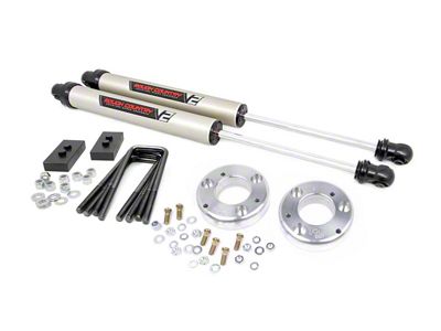 Rough Country 2-Inch Front Leveling Kit with V2 Monotube Shocks (09-13 4WD F-150, Excluding Raptor)
