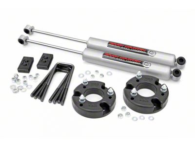 Rough Country 2-Inch Front Leveling Kit with Premium N3 Shocks (21-25 F-150, Excluding Raptor)