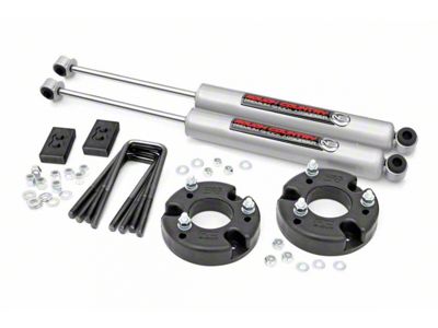 Rough Country 2-Inch Front Leveling Kit with Premium N3 Shocks (21-24 F-150, Excluding Raptor)