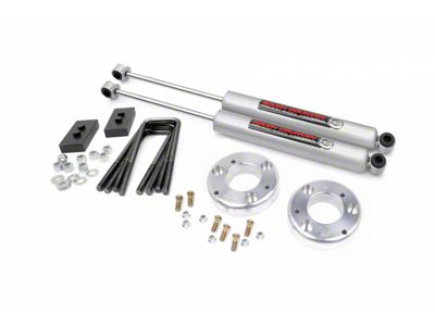 Rough Country 2-Inch Front Leveling Lift Kit with Premium N3 Shocks (21-25 F-150 w/o CCD System, Excluding Raptor)