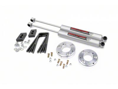 Rough Country 2-Inch Front Leveling Lift Kit with Premium N3 Shocks (21-24 F-150 w/o CCD System, Excluding Raptor)