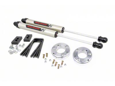 Rough Country 2-Inch Front Leveling Lift Kit with V2 Monotube Shocks (21-24 F-150 w/o CCD System, Excluding Raptor)