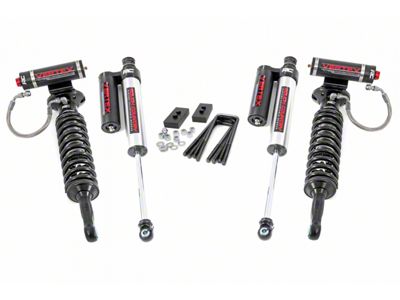 Rough Country 2-Inch Front Leveling Lift Kit with Vertex Adjustable Coil-Overs and Vertex Shocks (09-13 F-150, Excluding Raptor)