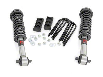 Rough Country 2.50-Inch Leveling Kit with M1 Monotube Struts (21-24 F-150 Tremor)