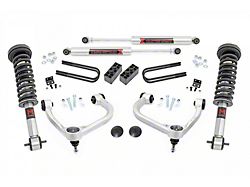 Rough Country Suspension 3-Inch Suspension Lift Kit with Front M1 Struts and Rear M1 Shocks (21-25 4WD F-150 SuperCab, SuperCrew w/o CCD System, Excluding PowerBoost & Raptor)