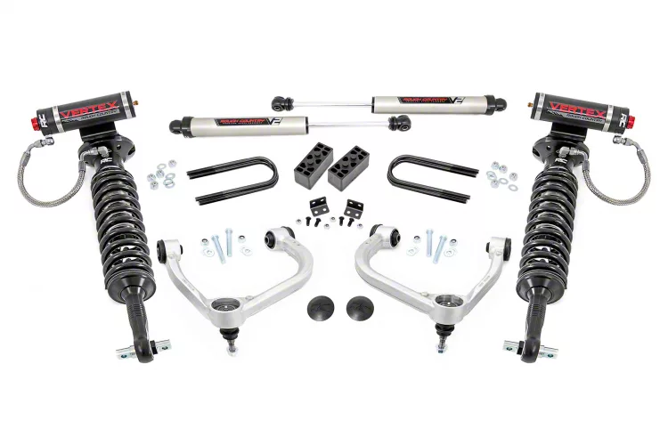 Rough Country F150 3Inch Suspension Lift Kit with Front Vertex Coil