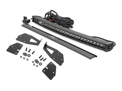 Rough Country 30-Inch Black Series White DRL LED Hidden Grille Kit (17-20 F-150 Raptor)