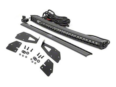 Rough Country Suspension 30-Inch Black Series White DRL LED Hidden Grille Kit (17-20 F-150 Raptor)