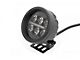 Rough Country 3.50-Inch Black Series Round LED Lights with Amber DRL; Spot Beam (Universal; Some Adaptation May Be Required)
