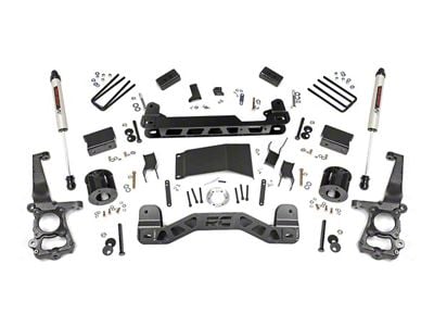Rough Country 4-Inch Suspension Lift Kit with Premium N3 Shocks (15-20 4WD F-150, Excluding Raptor)