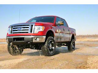 Rough Country N3 Loaded Strut Set – 4 Inch Lift For Ford F-150 4WD 2014-2020 – Complete Coil Spring Assembly (501051)