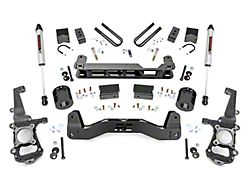 Rough Country Suspension 4-Inch Suspension Lift Kit with V2 Monotube Shocks (21-26 2WD F-150 SuperCab, SuperCrew w/o CCD System)