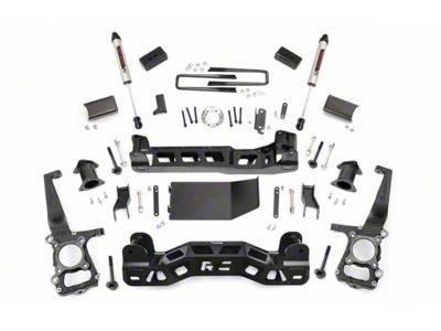 Rough Country 4-Inch Suspension Lift Kit with V2 Monotube Shocks (09-10 4WD F-150)
