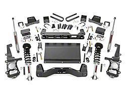 Rough Country 6-Inch Suspension Lift Kit with Lifted N3 Struts and Premium N3 Shocks (21-24 4WD F-150 SuperCab, SuperCrew w/o CCD System, Excluding PowerBoost, Powerstroke, Raptor & Tremor)