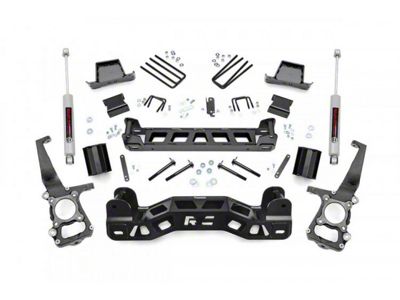 Rough Country 6-Inch Suspension Lift Kit with Premium N3 Shocks (09-10 2WD F-150)