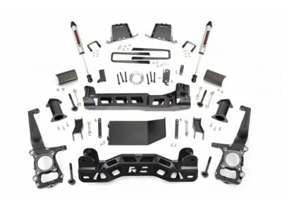 Rough Country 6-Inch Suspension Lift Kit with V2 Monotube Shocks (2014 4WD F-150, Excluding Raptor)