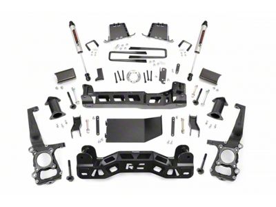 Rough Country 6-Inch Suspension Lift Kit with V2 Monotube Shocks (09-10 4WD F-150)