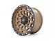 Rough Country 87 Series Simulated Beadlock Bronze 6-Lug Wheel; 17x8.5; 0mm Offset (21-24 F-150)