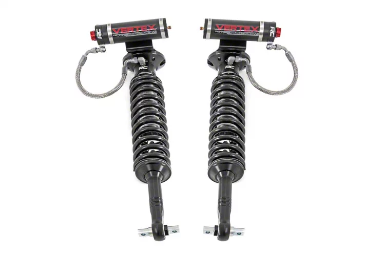 Rough Country Vertex Adjustable Front Coil-Overs for 2-Inch Lift (14-24 4WD F-150, Excluding Raptor)