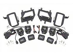 Rough Country Offroad Black Series LED Fog Light Kit; SAE Beam (15-17 F-150, Excluding Raptor)