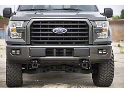 Rough Country Offroad Black Series LED Fog Light Kit; Spot/Flood Beam (15-17 F-150, Excluding Raptor)