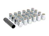 Rough Country Chrome Open End Style Lug Nut Kit; M14 x 1.5; Set of 32 (15-26 F-150)
