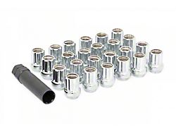 Rough Country Chrome Open End Style Lug Nut Kit; M14 x 2.0; Set of 32 (00-14 F-150)
