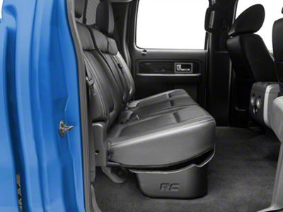 Rough Country Custom-Fit Under Seat Storage Compartment (09-14 F-150 Super Crew)