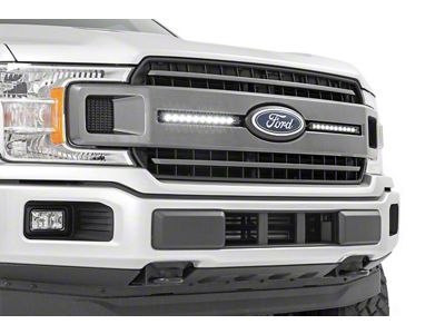 Rough Country Dual 10-Inch Black Series LED Grille Kit (18-20 F-150 XLT)