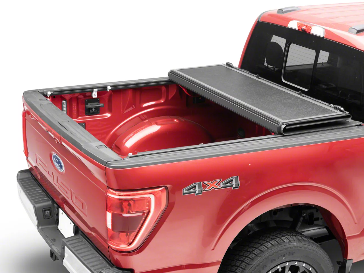 Rough Country Hard Low Profile Tri-Fold Tonneau Cover