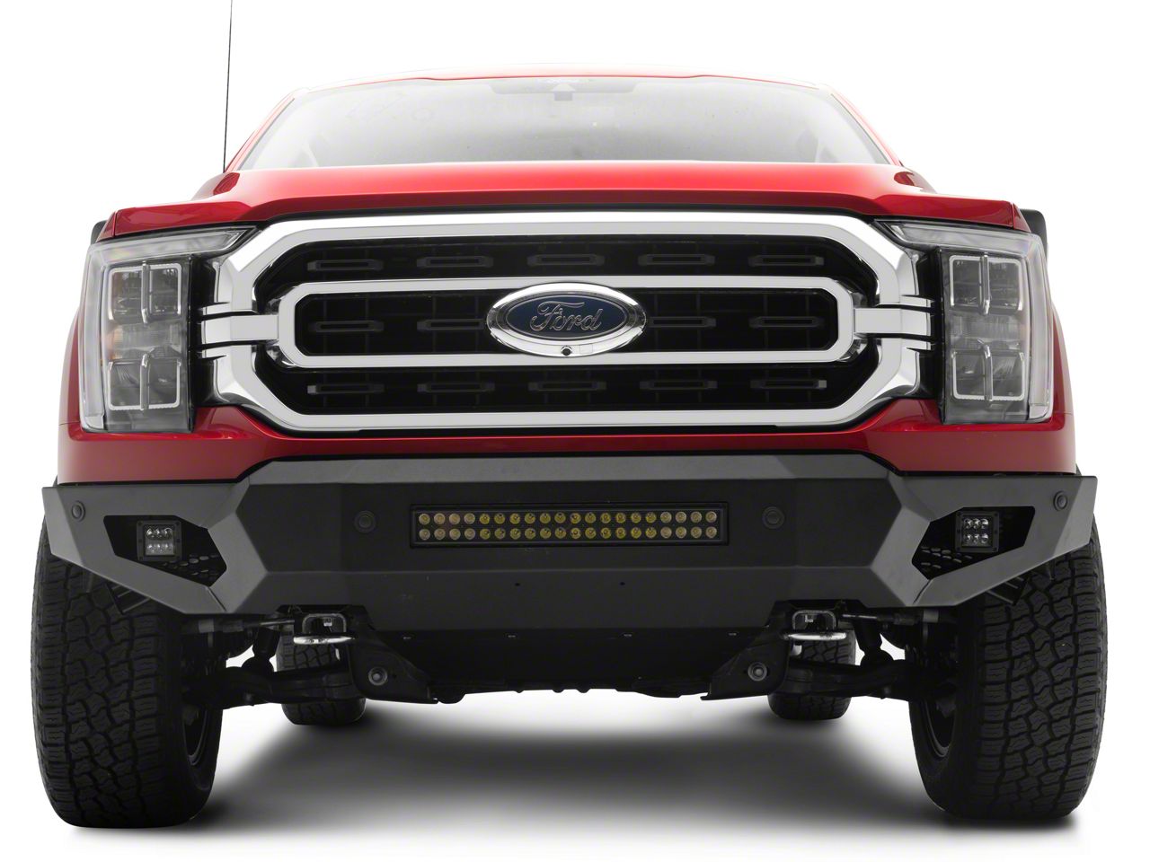 Rough Country F-150 High Clearance Front Bumper with LED Lights and