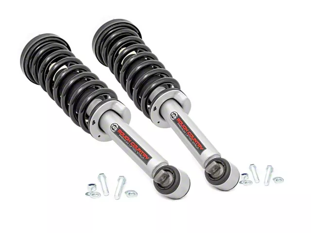 Rough Country N3 Loaded Front Struts for 3-Inch Lift (14-24 4WD F-150, Excluding Raptor)