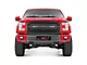 Rough Country Mesh Upper Replacement Grille with Black Series Cool White DRL LED Light Bar; Black (15-17 F-150, Excluding Raptor)