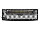 Rough Country Mesh Upper Grille Insert with 30-Inch Black Series Cool White DRL LED Light Bar; Black (09-14 F-150, Excluding Raptor)