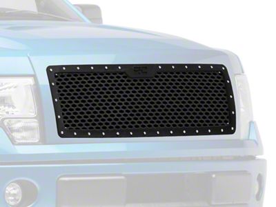 Rough Country Mesh Upper Grille Insert; Black (09-14 F-150, Excluding Raptor)