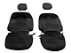 Rough Country Neoprene Front and Rear Seat Covers; Black (15-24 F-150 SuperCrew XL, XLT)