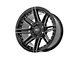 Rough Country 88 Series Gloss Black Milled 6-Lug Wheel; 17x9; -12mm Offset (21-24 F-150)