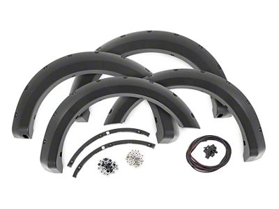 Rough Country Pocket Fender Flares; Race Red (09-14 F-150 Styleside, Excluding Raptor)