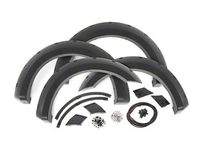 Rough Country Pocket Fender Flares; Stone Gray (18-20 F-150, Excluding Raptor)