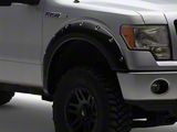 Rough Country Suspension Pocket Fender Flares; Tuxedo Black (09-14 F-150 Styleside, Excluding Raptor)