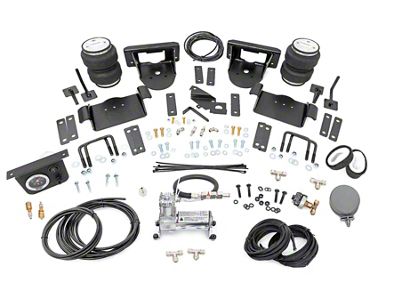 Rough Country Rear Air Spring Kit with OnBoard Air Compressor for 0 to 6-Inch Lift (21-24 4WD F-150, Excluding PowerBoost & Raptor)