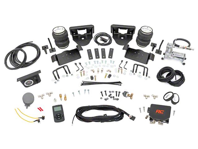 Rough Country Rear Air Spring Kit with OnBoard Air Compressor and Wireless Remote for 0 to 6-Inch Lift (04-14 4WD F-150, Excluding Raptor)