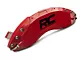 Rough Country Brake Caliper Covers; Red; Front and Rear (15-20 F-150 w/ Electric Parking Brake)