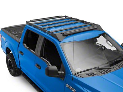 Rough Country Roof Rack System with Front and Rear Facing LED Lights (15-18 F-150 SuperCrew)