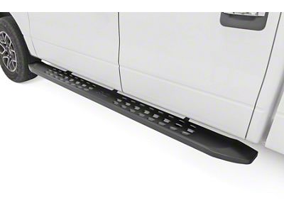 Rough Country RPT2 Running Boards; Black (09-14 F-150 SuperCrew)