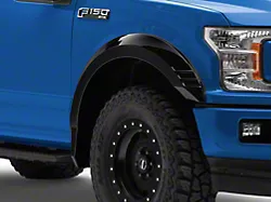 Rough Country Suspension SF1 Fender Flares; Absolute Black (18-20 F-150, Excluding Raptor)