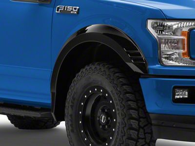 Rough Country SF1 Fender Flares; Absolute Black (18-20 F-150, Excluding Raptor)