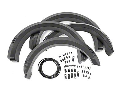 Rough Country SF1 Fender Flares; Avalanche Gray (21-25 F-150, Excluding Raptor)